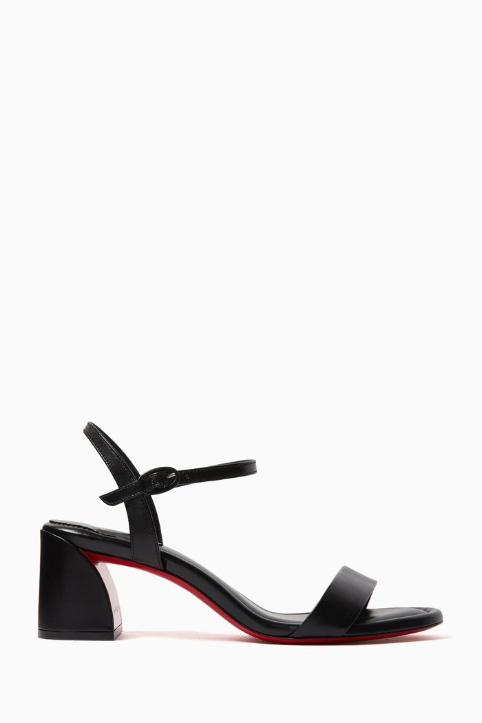 Miss Jane 55 Sandals in Nappa Leather, Black