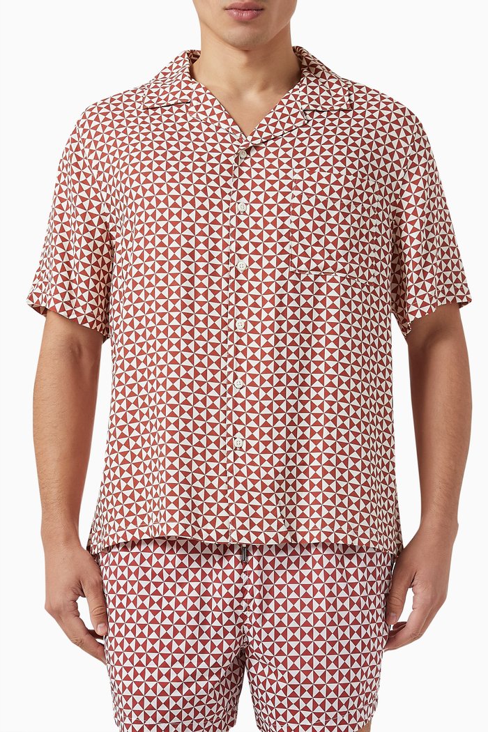 

Vacation Shirt in Viscose, Red