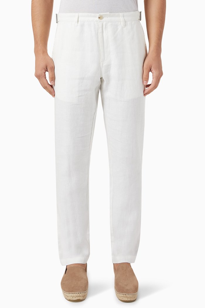 

Pants in Linen, White
