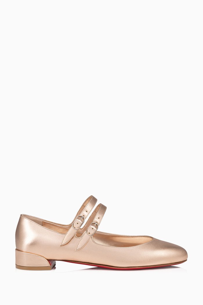 

Sweet Jane 40 Pumps in Laminated Calf Leather, Neutral