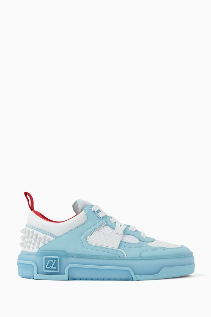 Astroloubi Donna Sneaker in Calf Leather, Blue