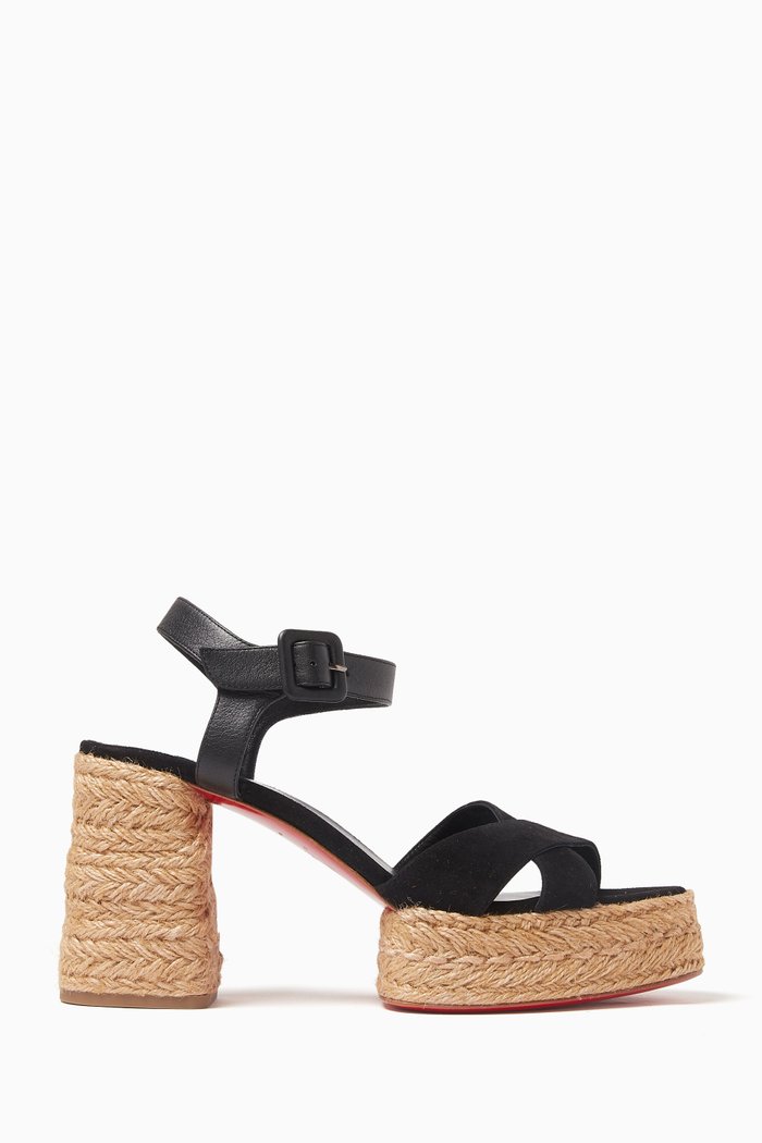 

Calakala 70 Espadrilles in Suede, Black