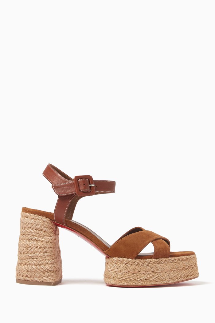 

Calakala 70 Espadrilles in Suede, Brown