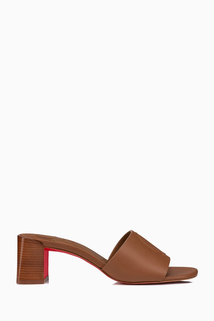 

So Cl 55 Mules in Calf Leather, Brown