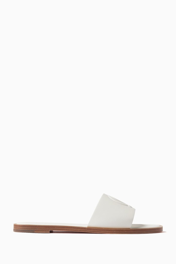 

CL Mules in Leather, White