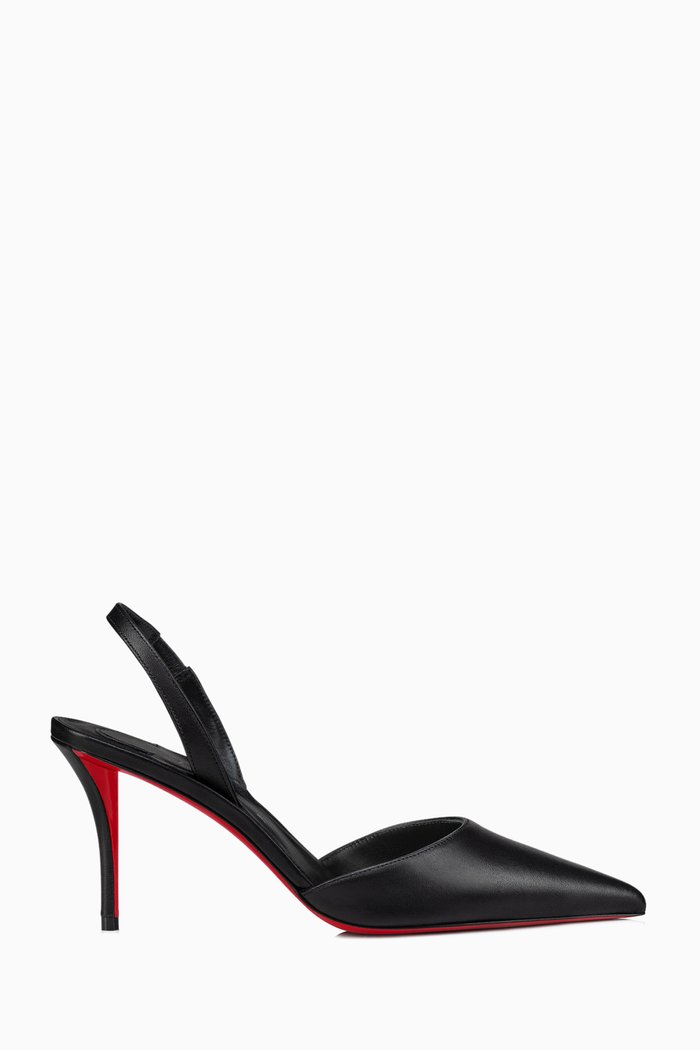 

Apostropha 80 Slingback Pumps in Nappa Leather, Black