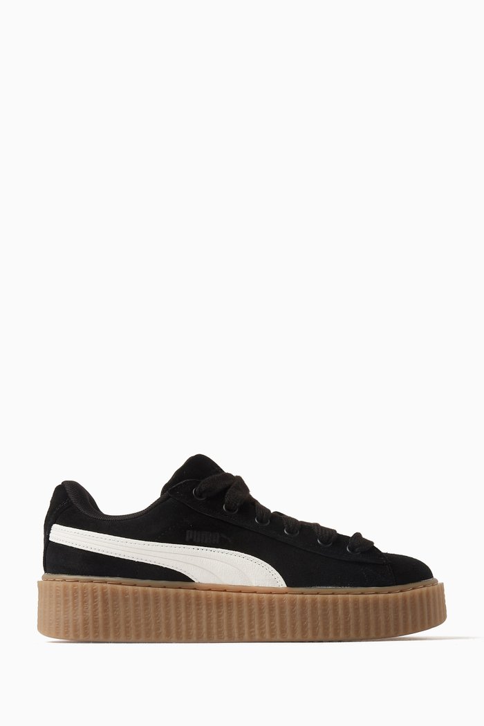 

x Fenty Creeper Phatty Low-top Sneakers in Suede, Black