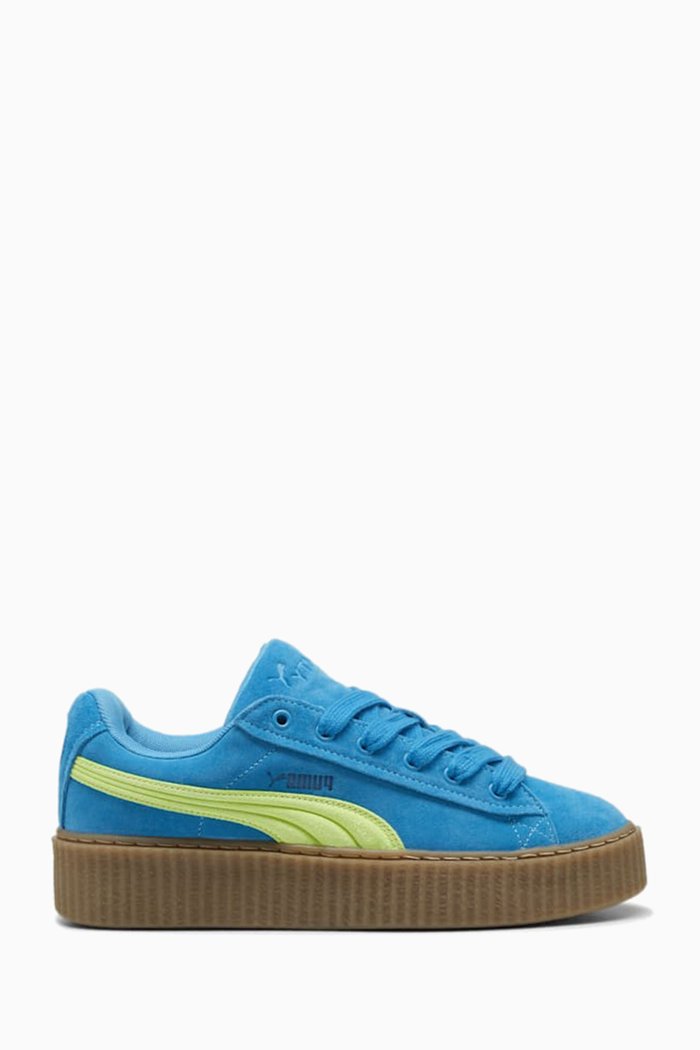 

x Fenty Creeper Phatty Low-top Sneakers in Suede, Blue