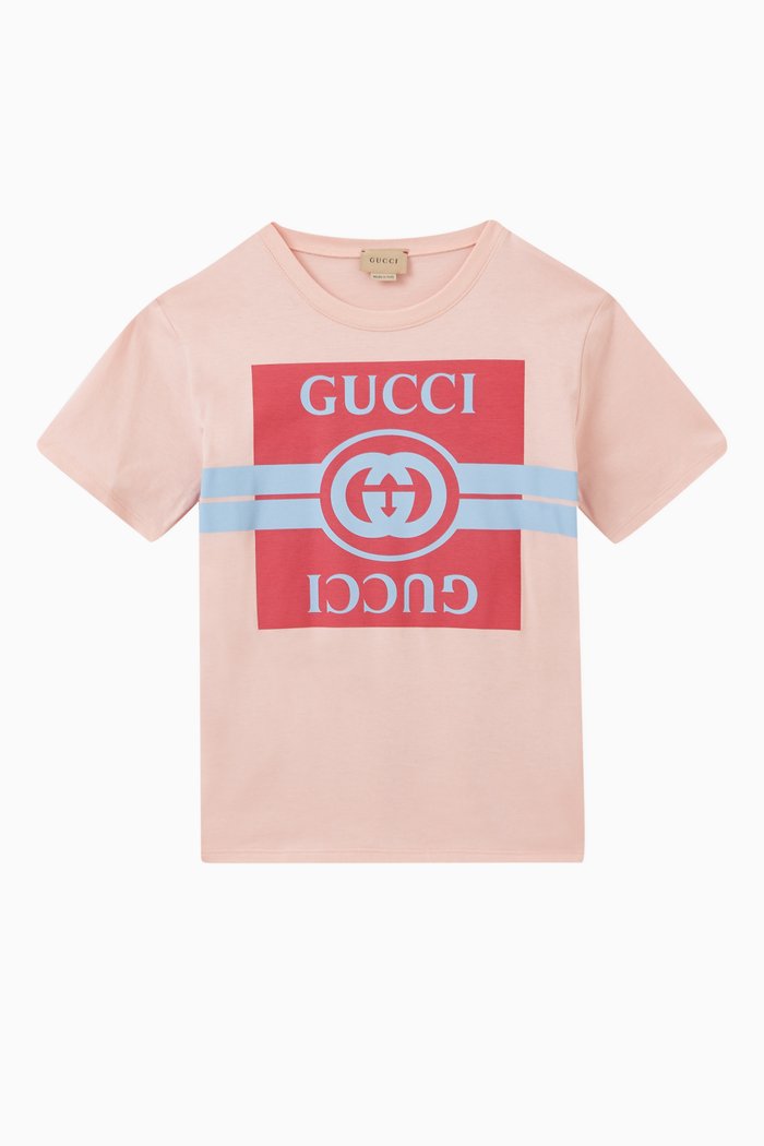 

Logo T-shirt in Cotton Jersey, Pink