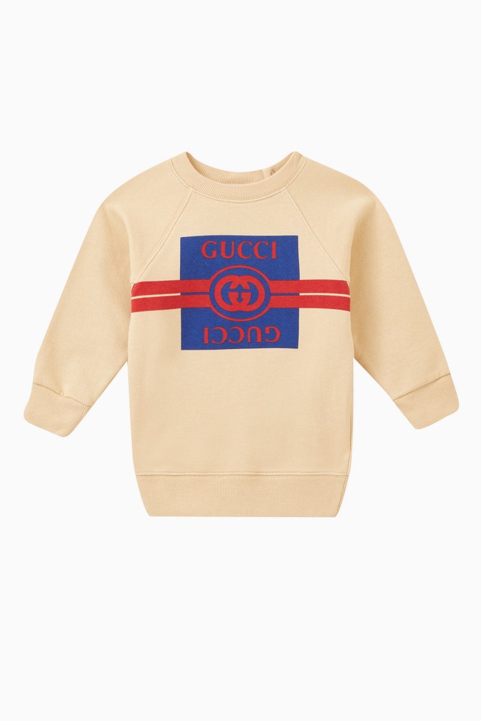 

Logo Sweatshirt in Cotton Jersey, Neutral