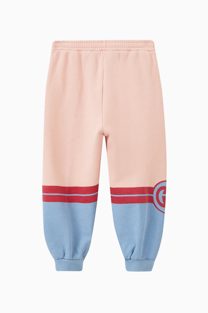 

Logo Sweatpants in Cotton Jersey, Pink