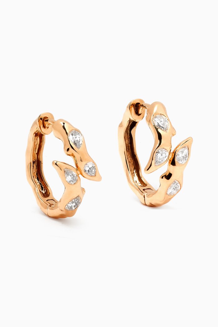 

Le Brin Diamond Earrings in 18kt Gold, Yellow