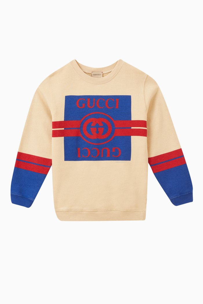 

Logo Sweatshirt in Cotton Jersey, Neutral