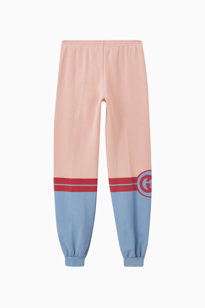 

Logo Sweatpants in Cotton Jersey, Pink