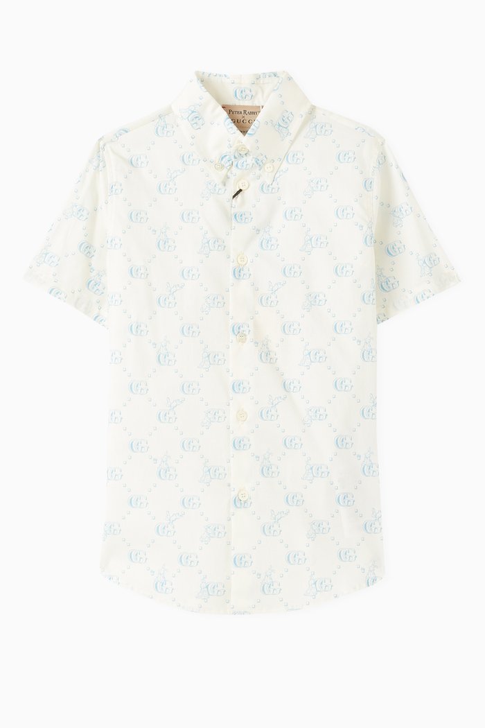 

GG Monogram Shirt, White