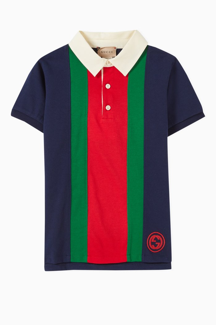 

Web Polo Shirt in Cotton, Multicolour