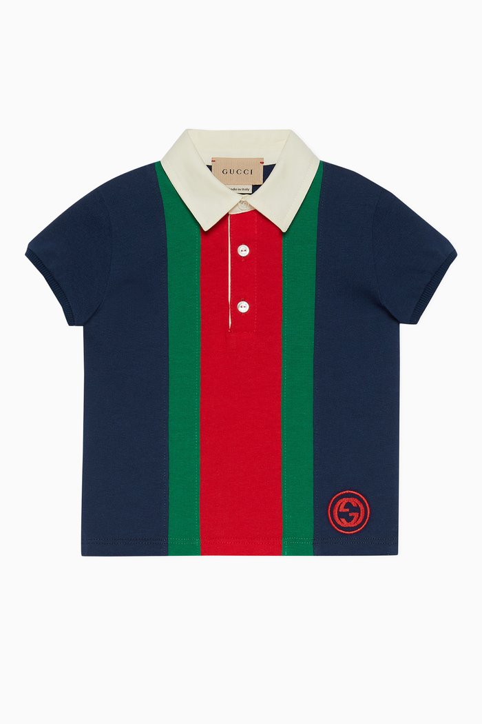 

Web Polo Shirt in Cotton, Multicolour