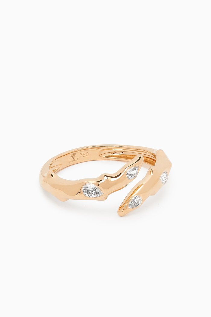 

Le Brin Diamond Ring in 18kt Gold, Yellow