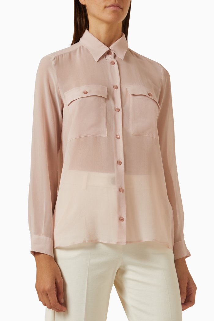 

Barni Shirt in Silk, Neutral