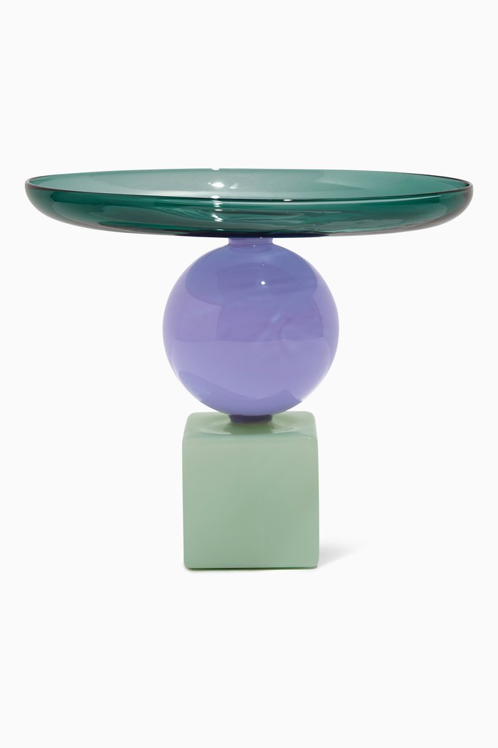 

Cake Stand in Glass, Green