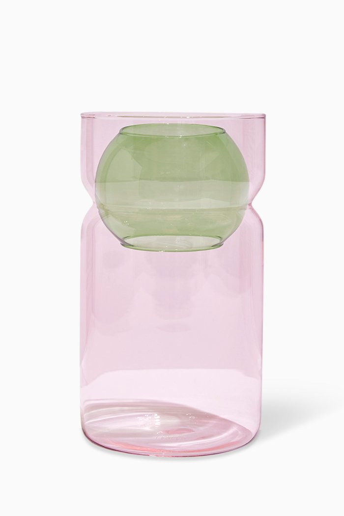 

Balance Vase in Glass, Pink