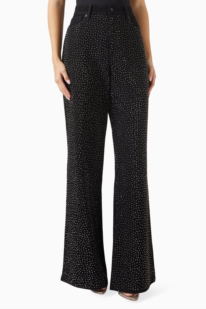 Good Ease Relaxed Jeans in Cotton-denim, Black