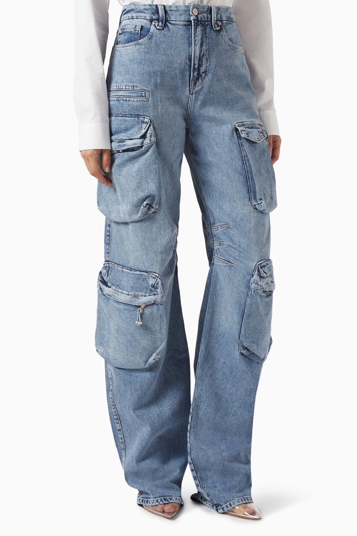 

Cargo Pants in Denim, Blue