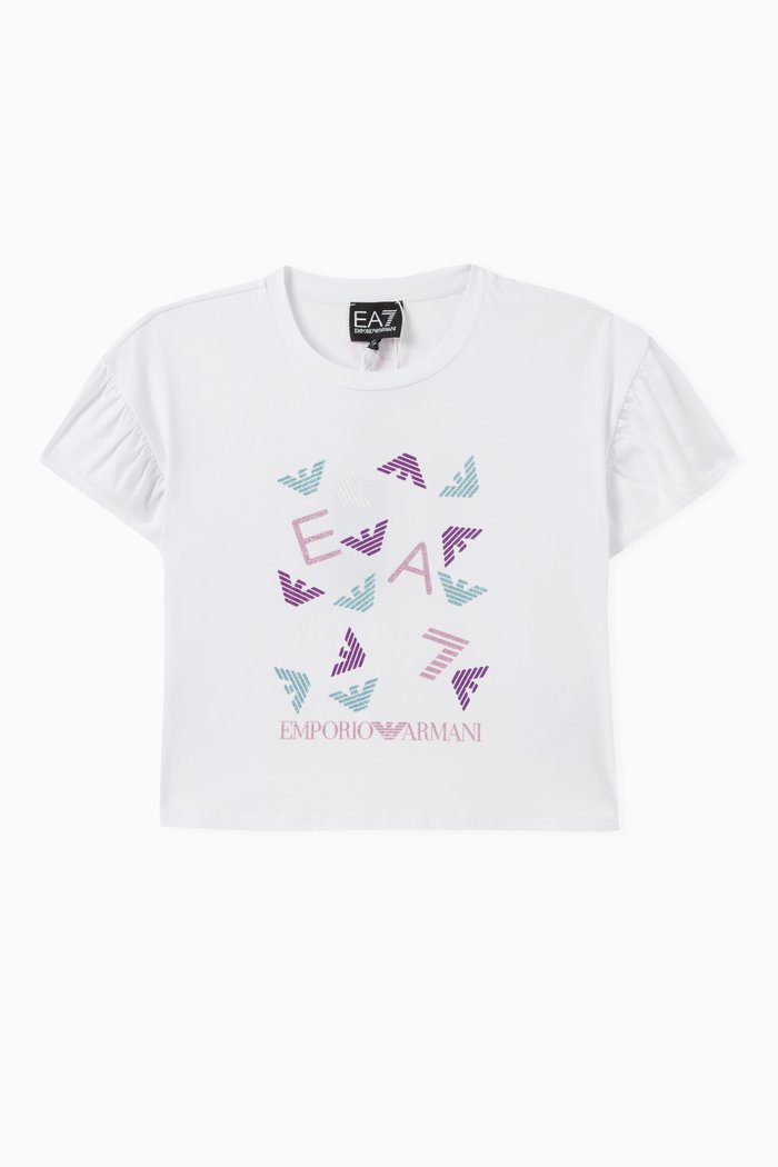 

Logo-print T-shirt in Cotton, White