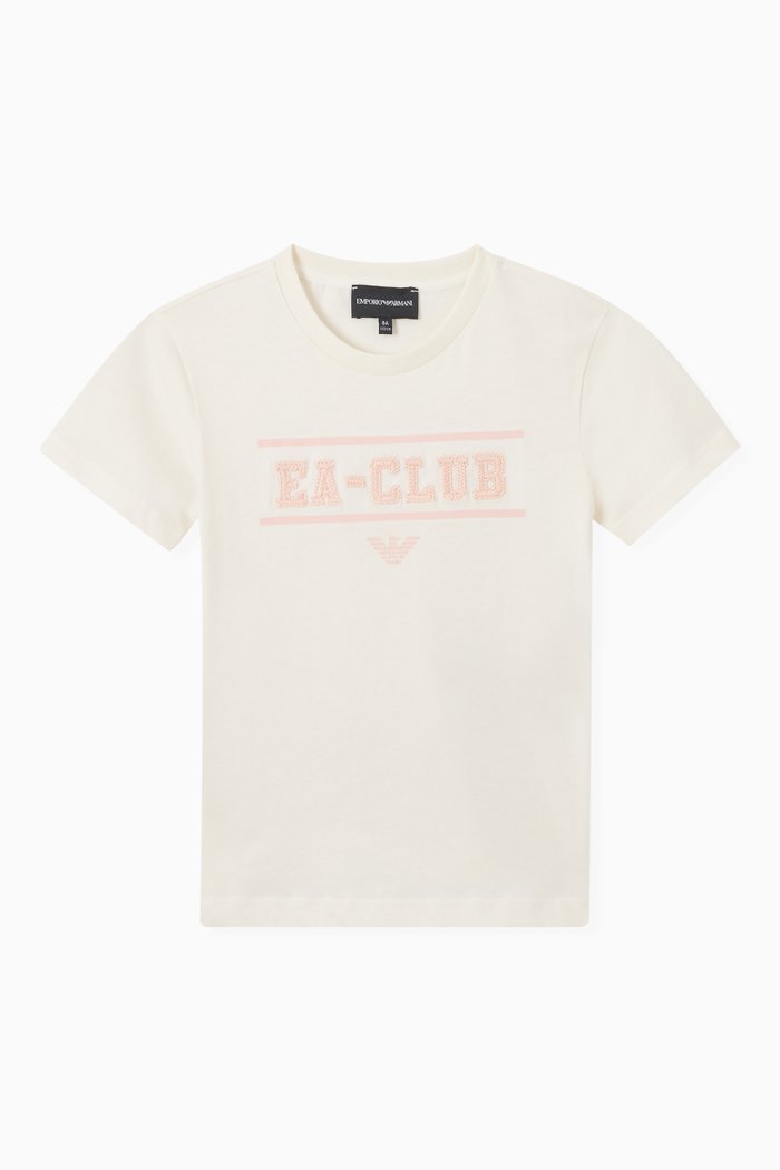 

Graphic Logo T-shirt in Cotton, White