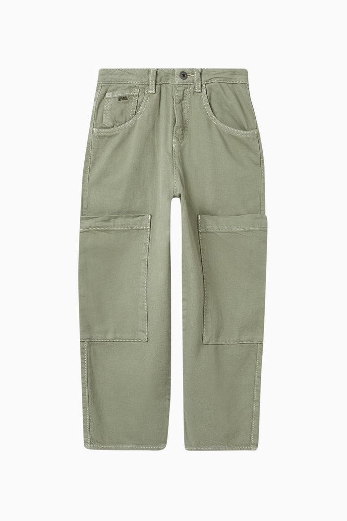 Cargo Pants in Denim, Green