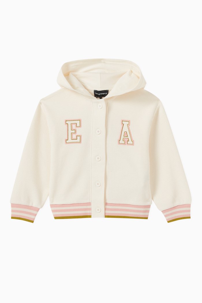 

Logo-embroidered Hoodie, White