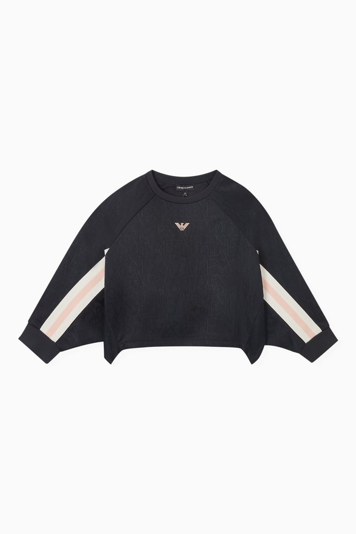 

Logo Sweatshirt in Cotton, Blue