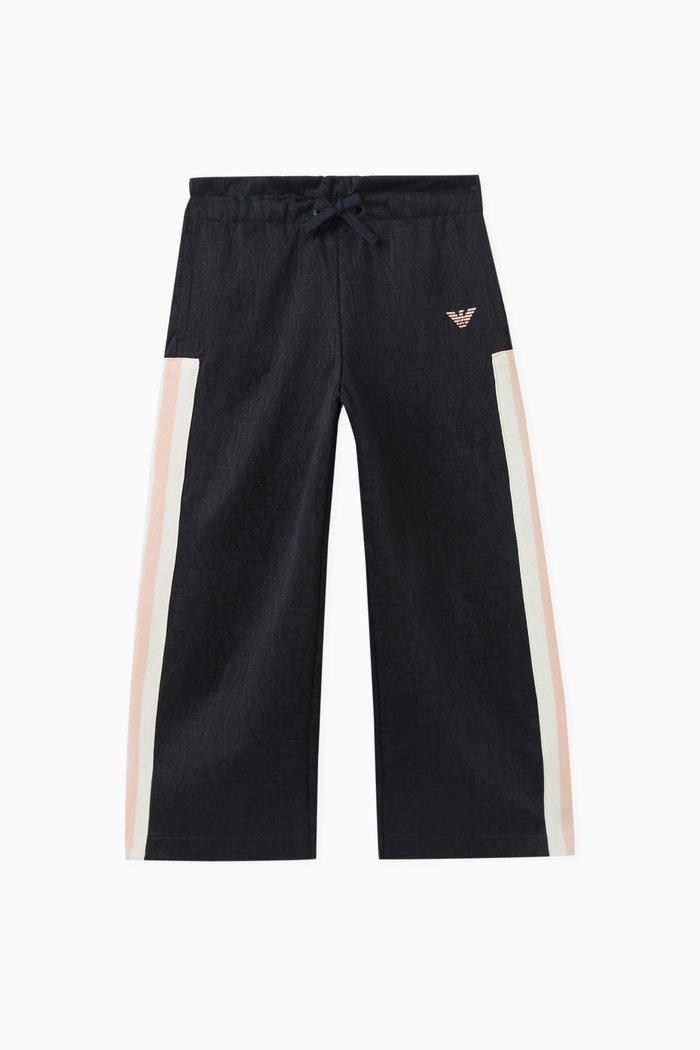 

EA Logo Straight-leg Pants, Blue