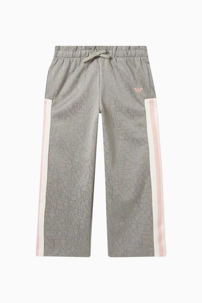 

EA Logo Straight-leg Pants, Green