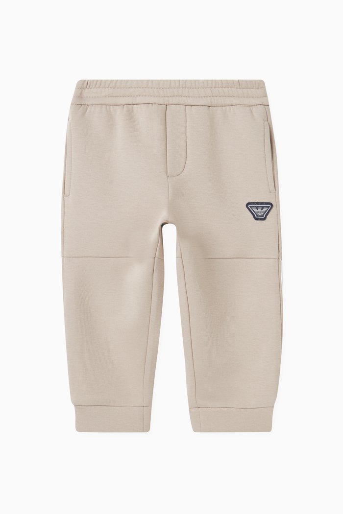 Eagle Logo Sweatpants in Jersey, Neutral