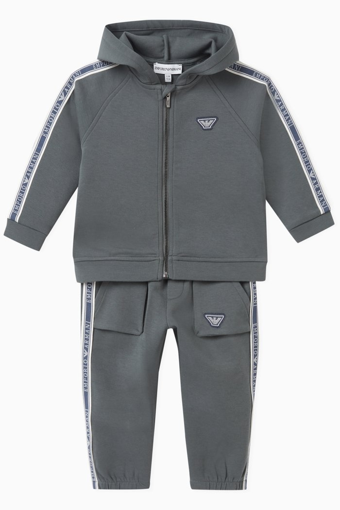 

Text Logo Tape Tracksuit, Green