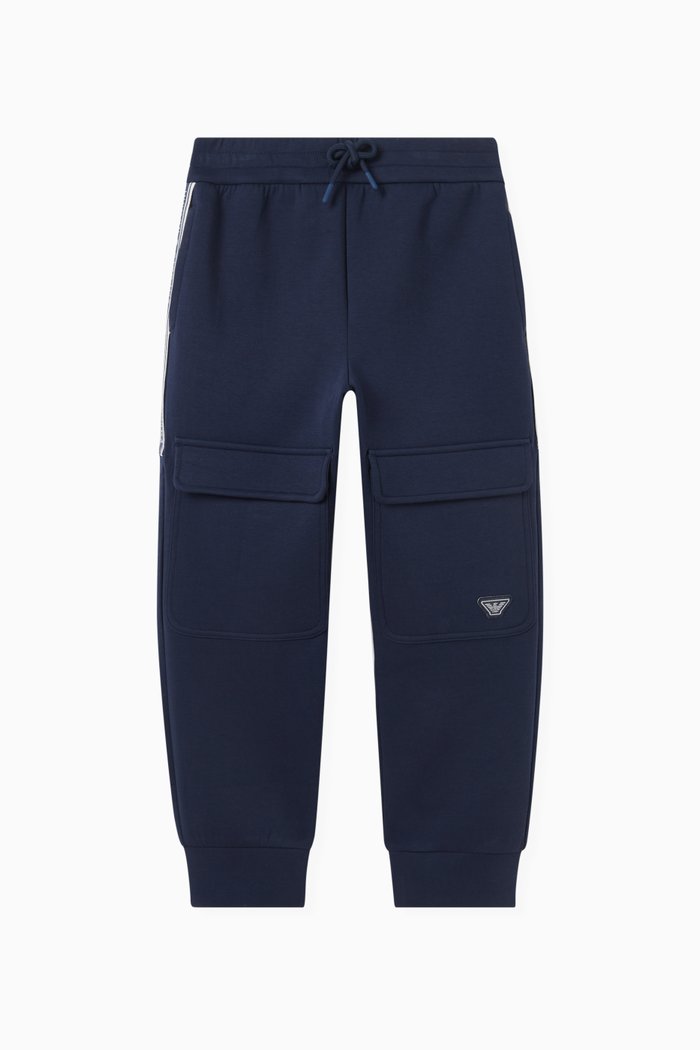 

Logo Joggers in Cotton, Blue