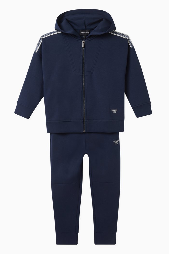 

Text Logo Tape Tracksuit, Blue