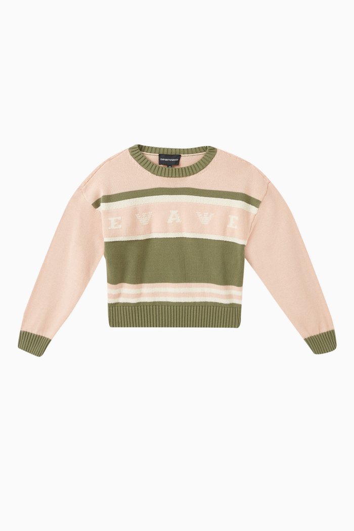 

Colour-block Logo Sweatshirt, Pink
