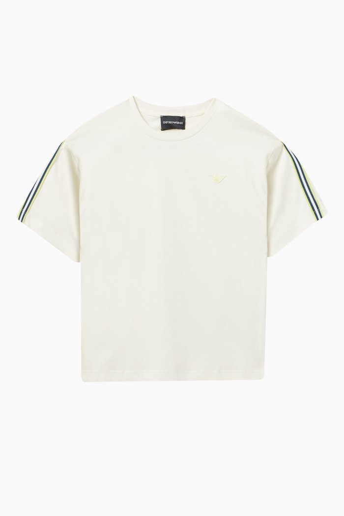 

Logo Patch T-shirt in Cotton, White