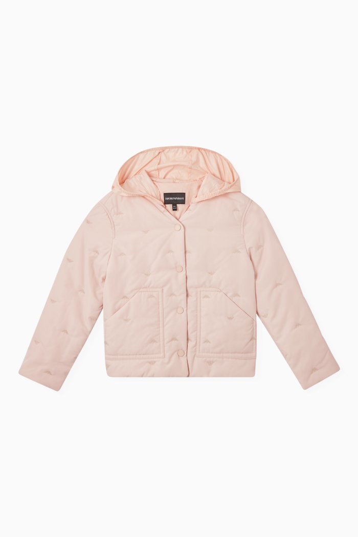 

Logo Hoodie in Cotton, Pink