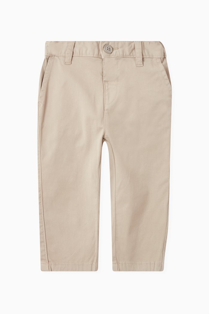 

Pants in Stretch Cotton Twill, Neutral