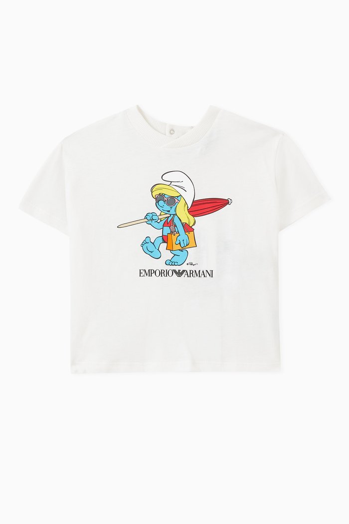 

Smurfette Logo T-shirt in Cotton, Neutral