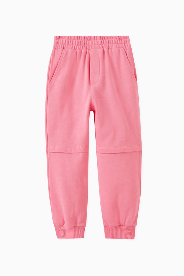 

x Smurfs Embroidered Logo Joggers in Organic Cotton, Pink