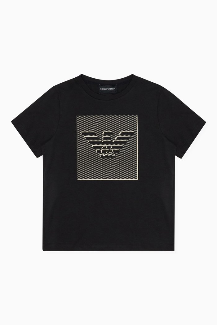 

Eagle Logo-print T-shirt in Cotton, Blue