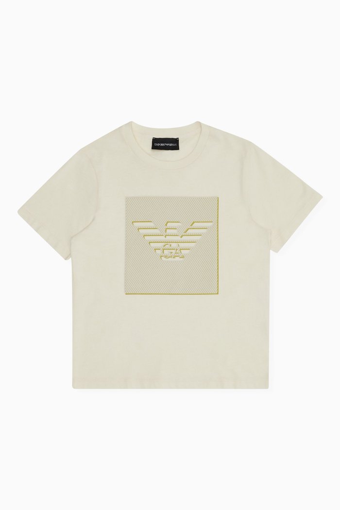 

Eagle Logo-print T-shirt in Cotton, White