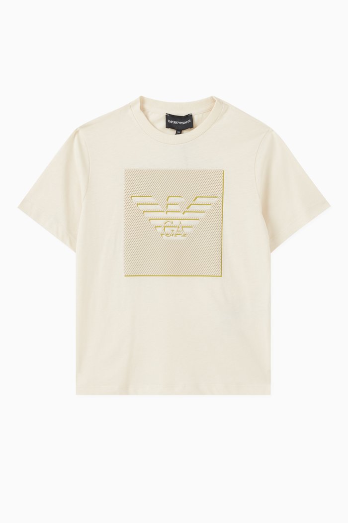 

Eagle Logo-print T-shirt in Cotton-jersey, White