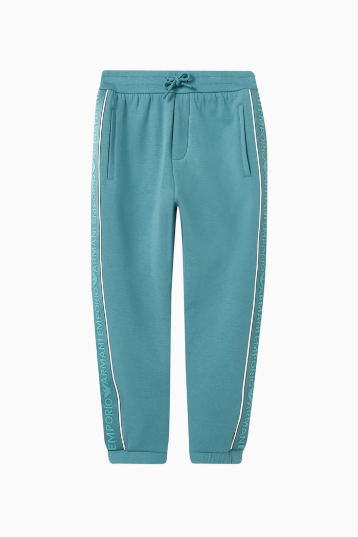 EA Drawstring Logo Joggers, Green