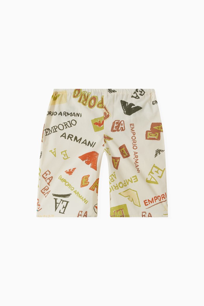 

Logo-print Wide-leg Pants, Neutral