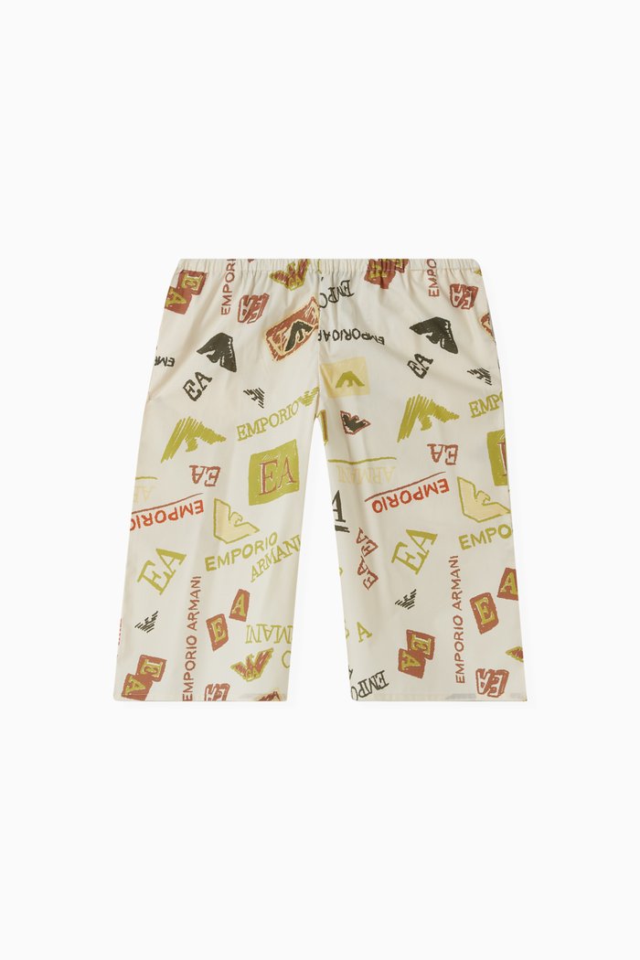 

Text Logo Wide-leg Pants, Neutral